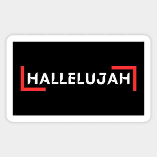 Hallelujah | Christian Saying Magnet